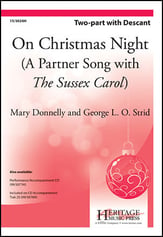 On Christmas Night Two-Part choral sheet music cover